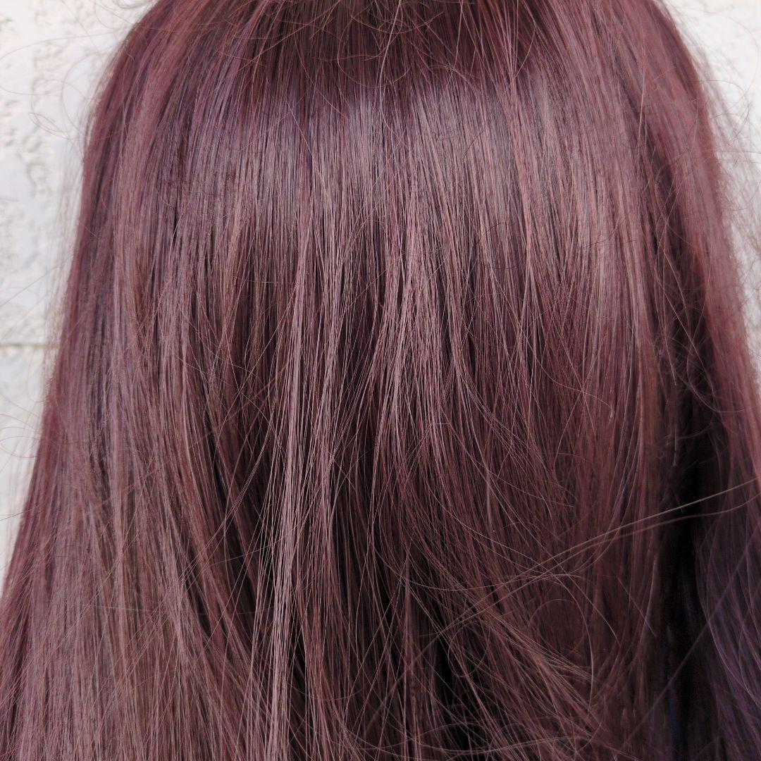 Fujitats Super Long Straight Wine Red