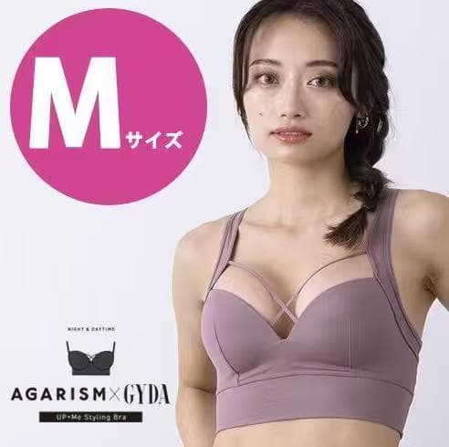 New, unopened AGARISM x GYDA Agarism Night Bra, M size, pink, aqmt