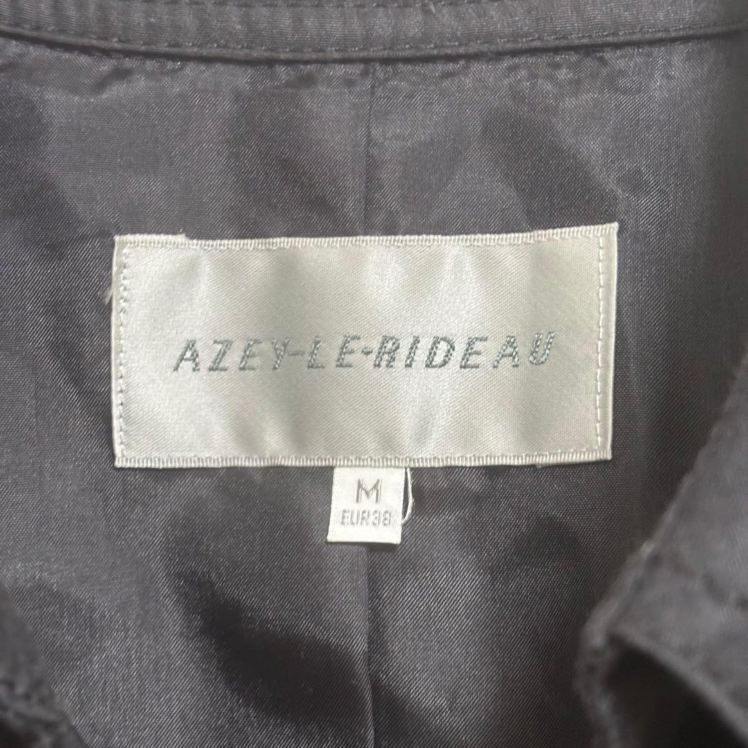 AZEY-LE-RIDEAU Stand Collar Coat Black M Commute Business Work