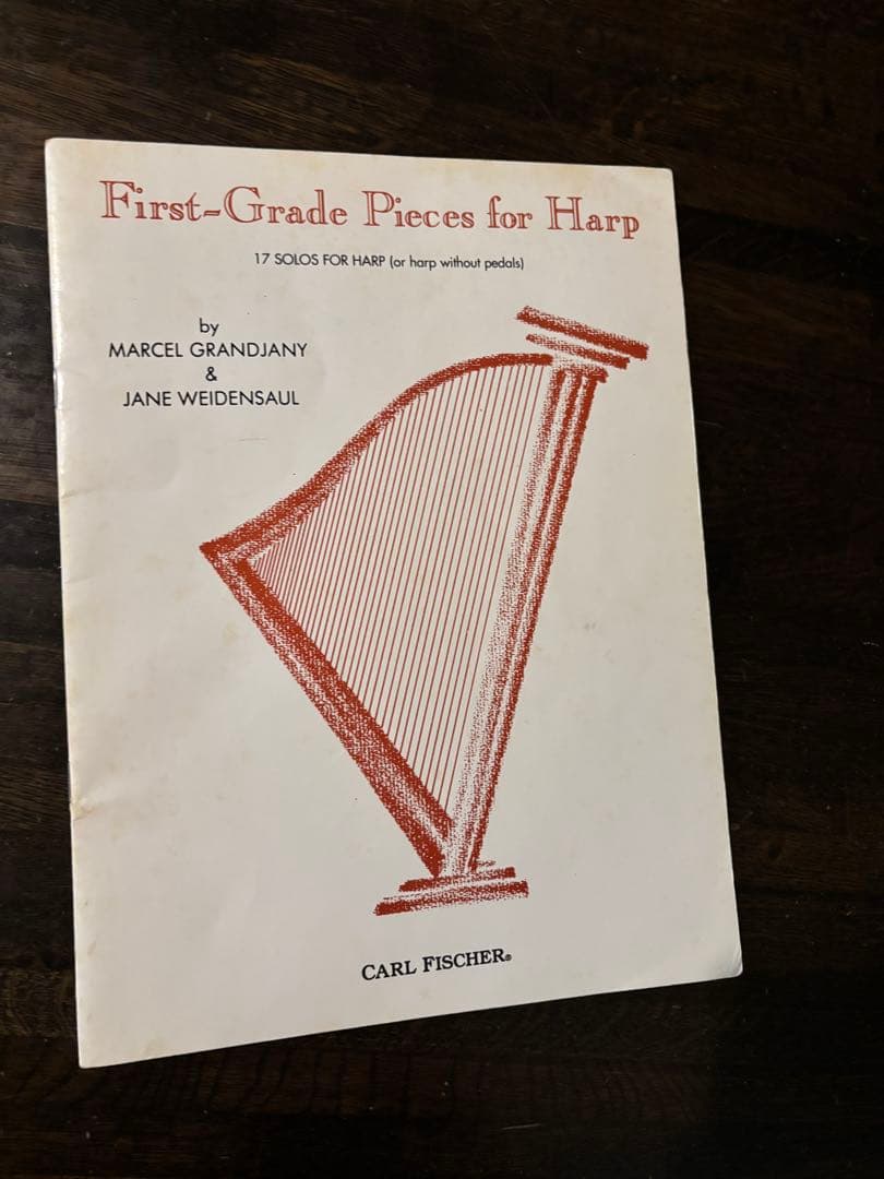 Harp Sheet Music: First-Grade Pieces for Harp - Beginner Collection