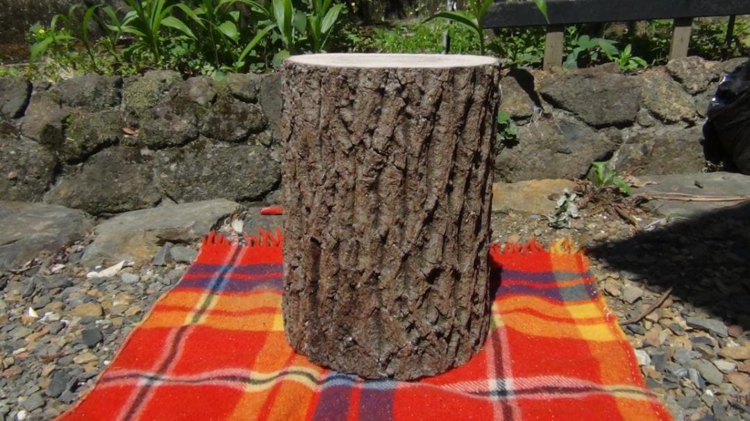 For Kake murao - Natural Sawara Cypress Log Stool (Unseasoned) - 1 pc.