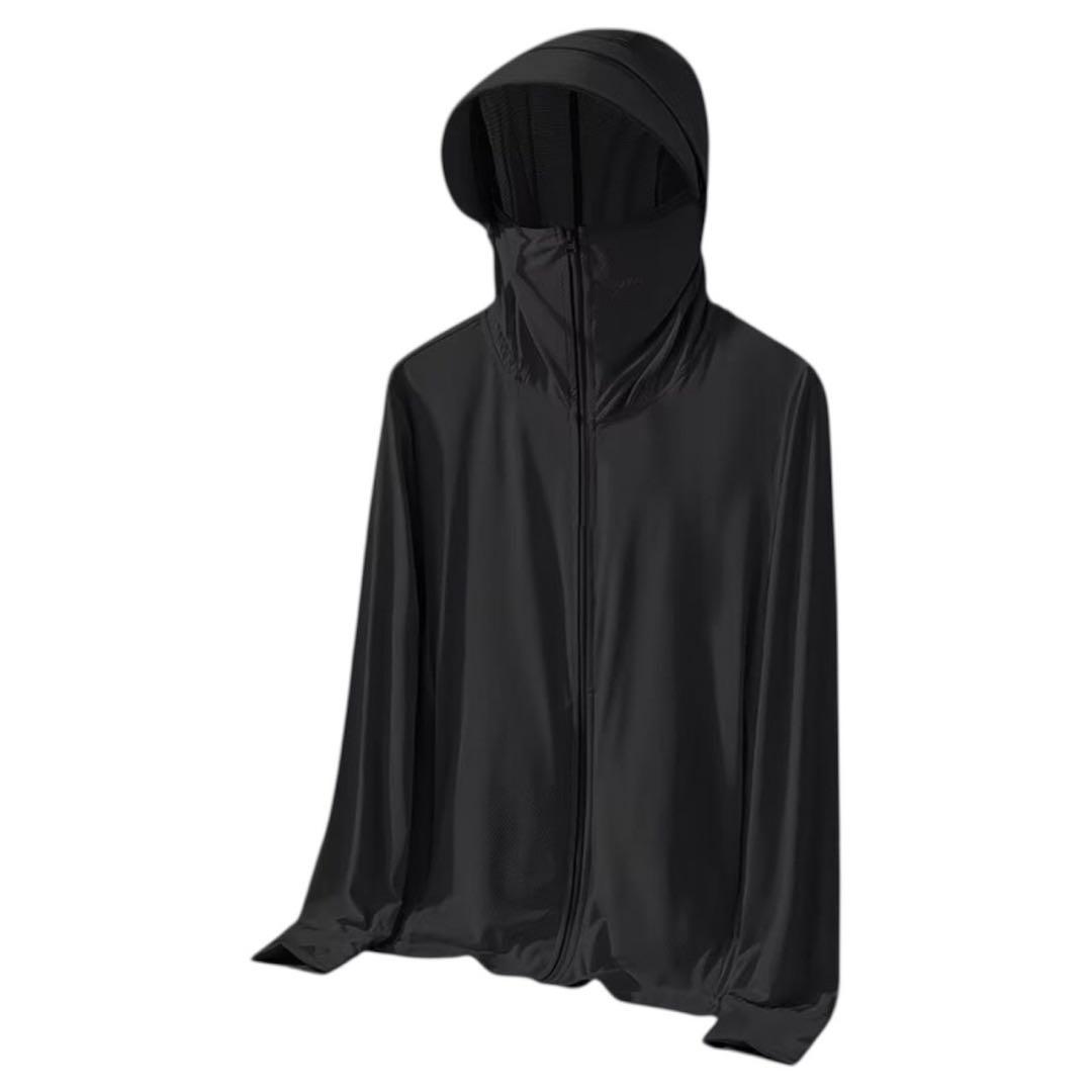 UV Protection Hoodie with Visor - Rash Guard for Women & Men - Long Sleeve with Thumb Holes