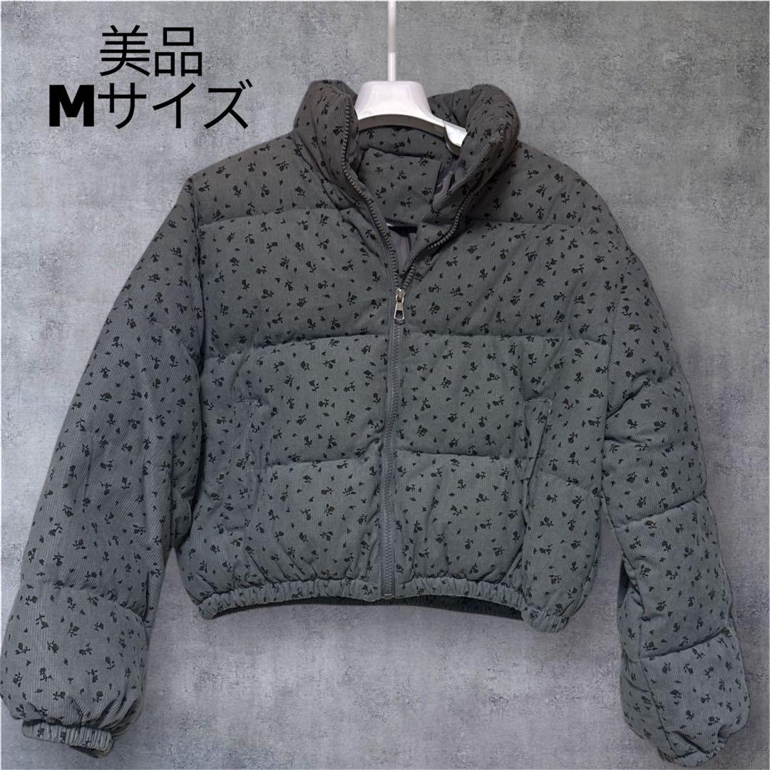 Small floral print cropped jacket, women's outerwear, Korean style
