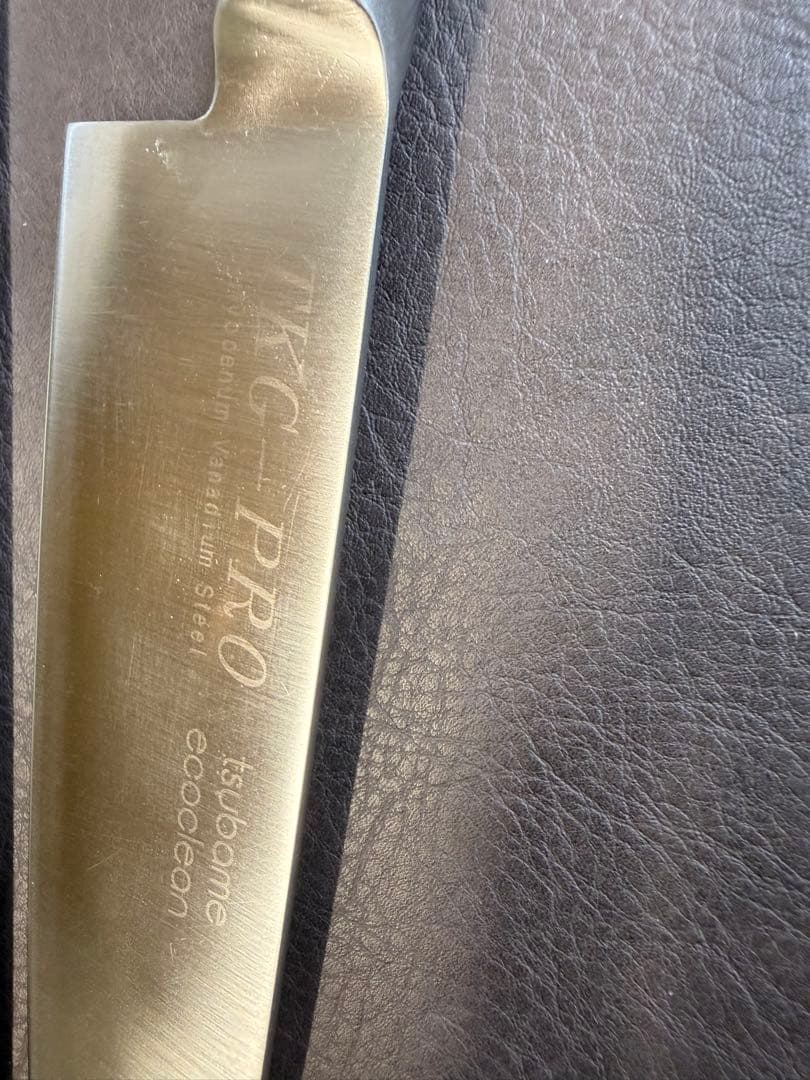 TKG-PRO Tsubame Gyuto Knife, Molybdenum-Vanadium Steel, 158g