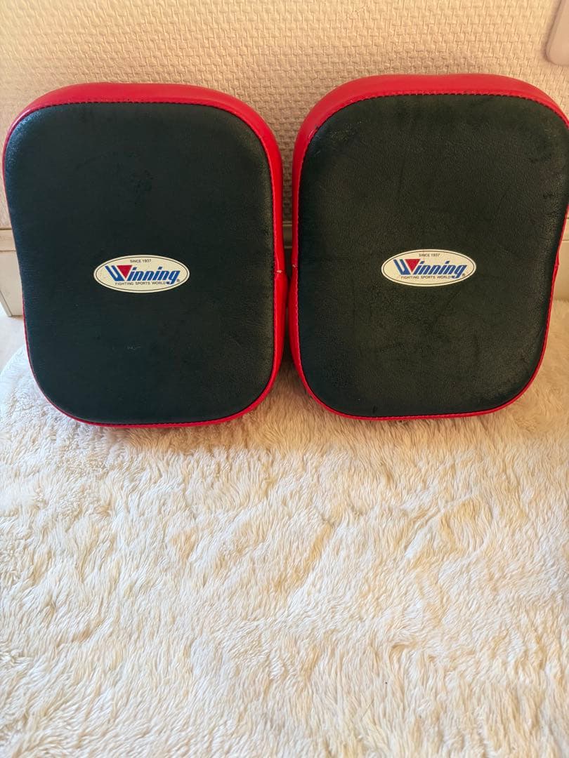 Winning Punching Mitts Black/Red