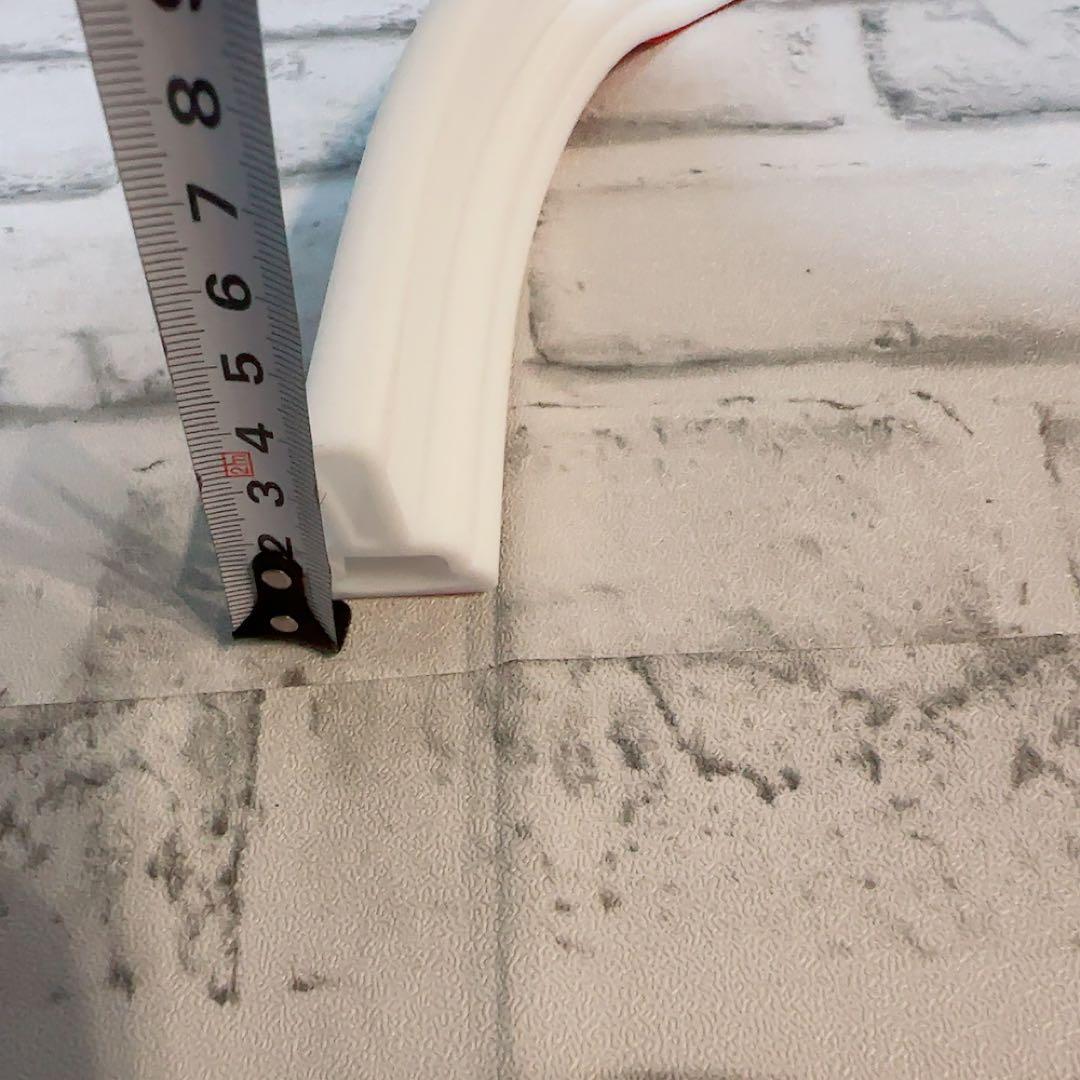 Shower Threshold Floor Barrier Folding Rubber for Water - 100cm