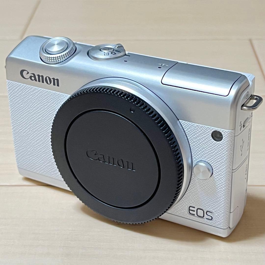 Canon Mirrorless Camera EOS M200 Double Lens Kit White
