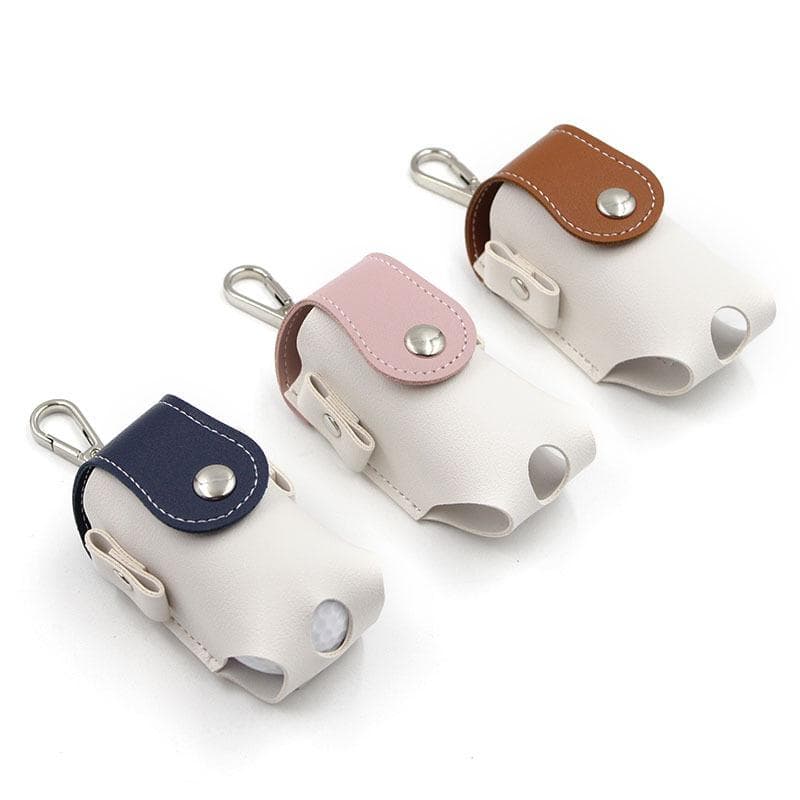 Golf Ball Bag, Ball Pouch, Holds 2 Balls, Convenient for Waist