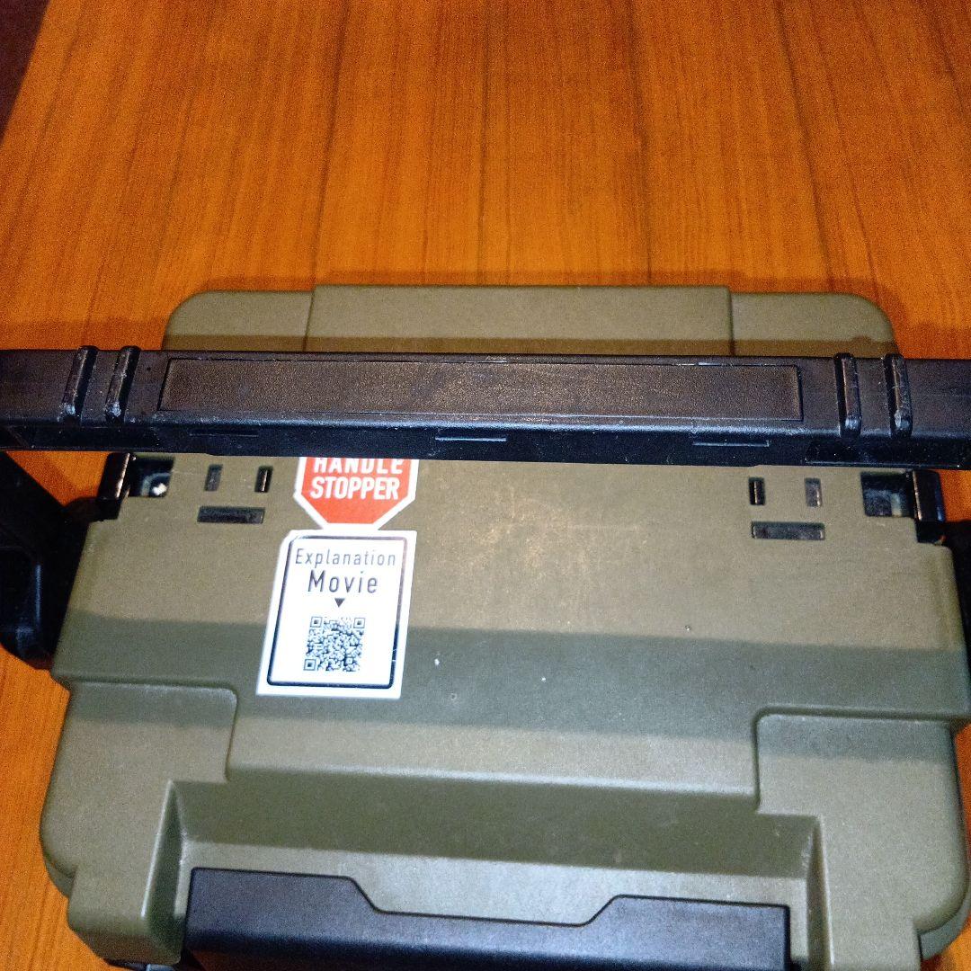 MEIHO Tackle Box, Olive Green (No Rubber on Bottom)