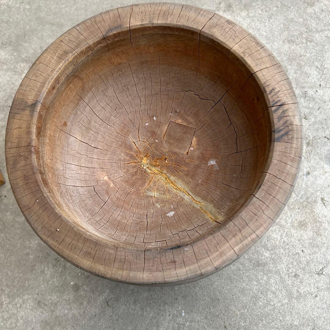 Wooden Mochi Making Mortar