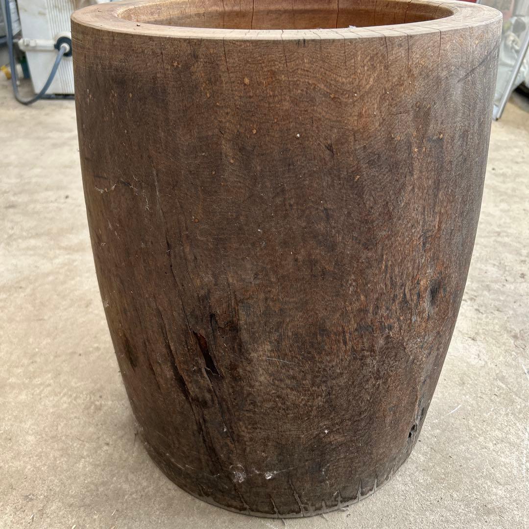 Wooden Mochi Making Mortar