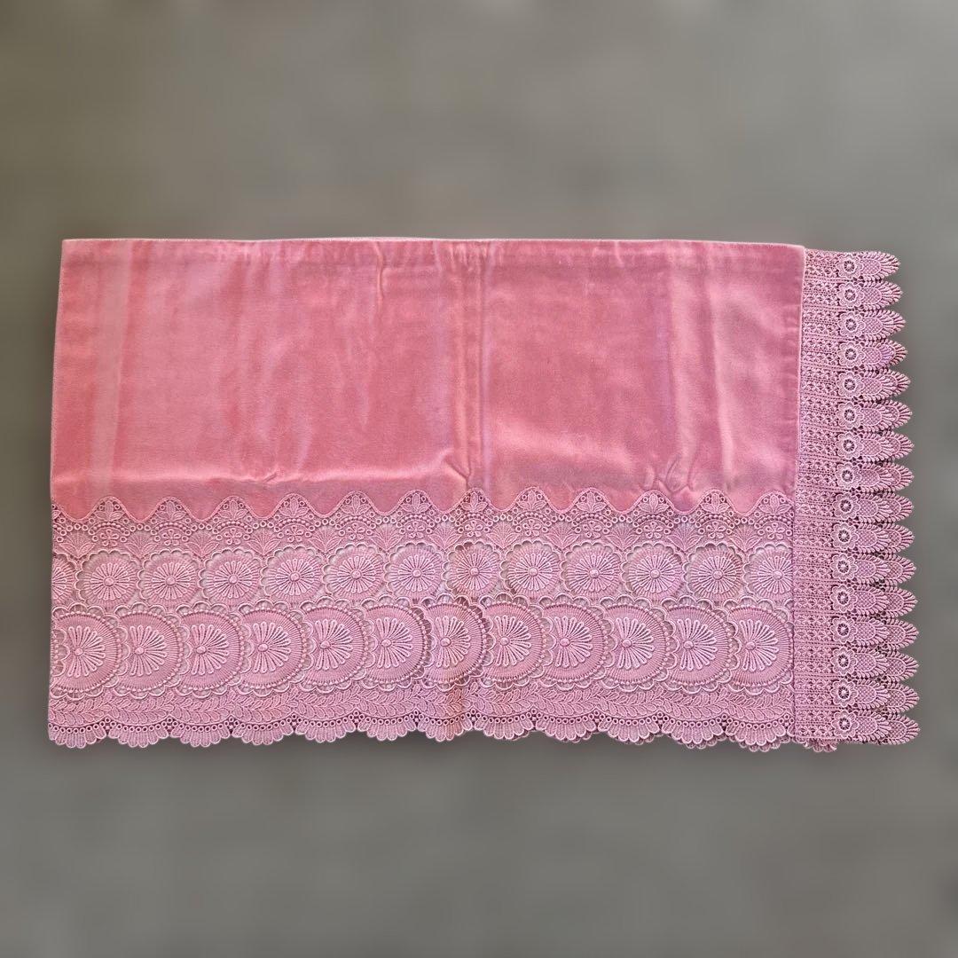 Kimono Shawl Pink Lace
