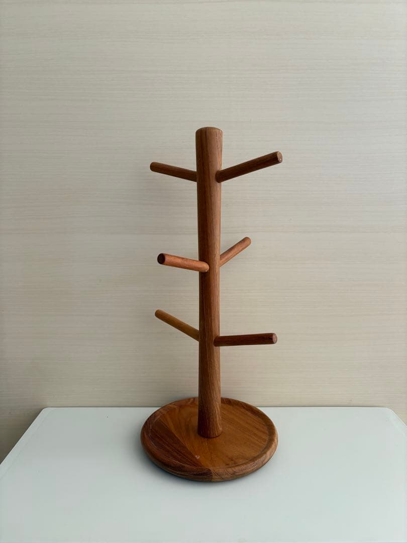 Wooden Tree-Shaped Glass Holder Mug Tree Mug Cup Tree