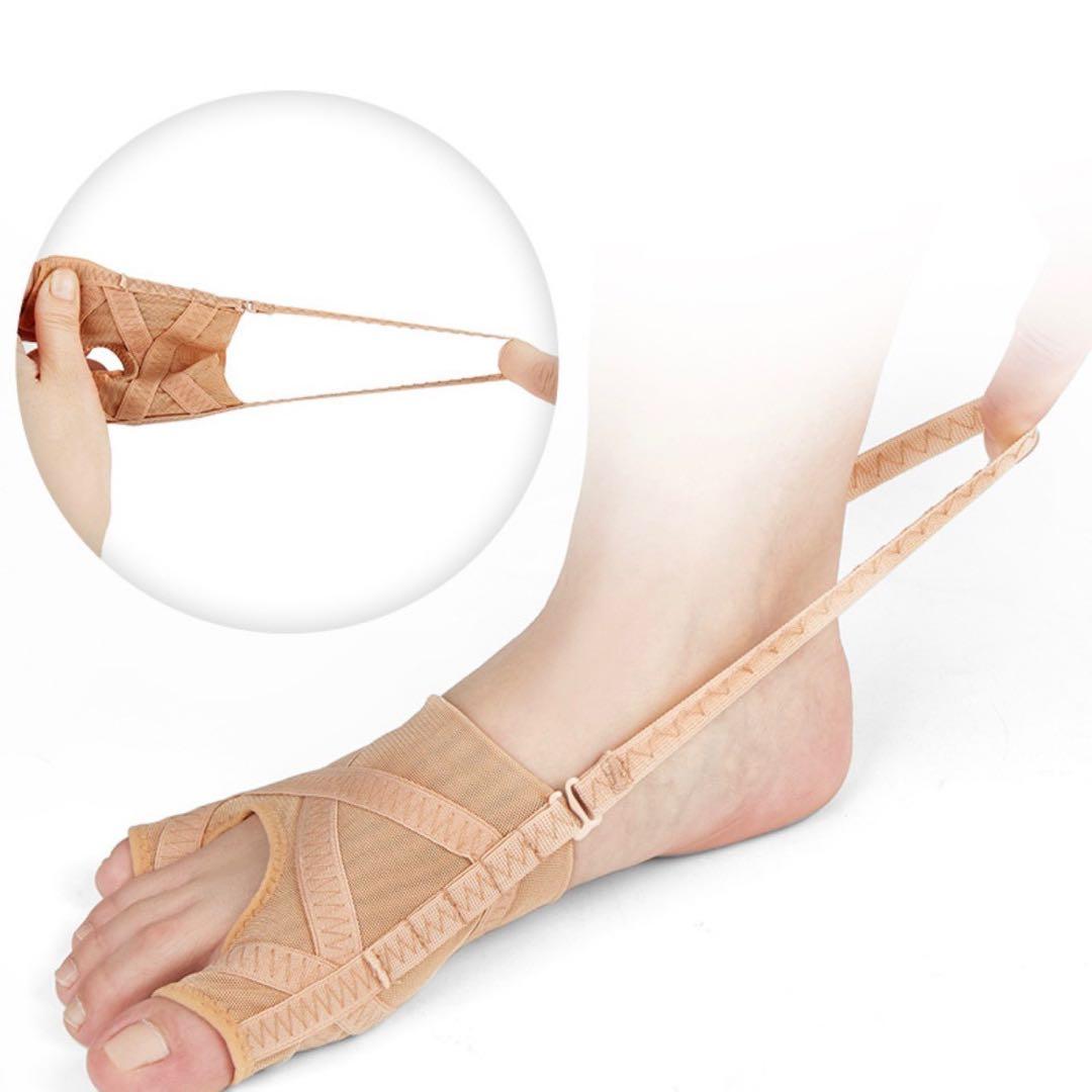 Bunion Corrector for Hallux Valgus and Hallux Varus, Set of 1 Pair (Left and Right), Mesh, Night Care, Size S
