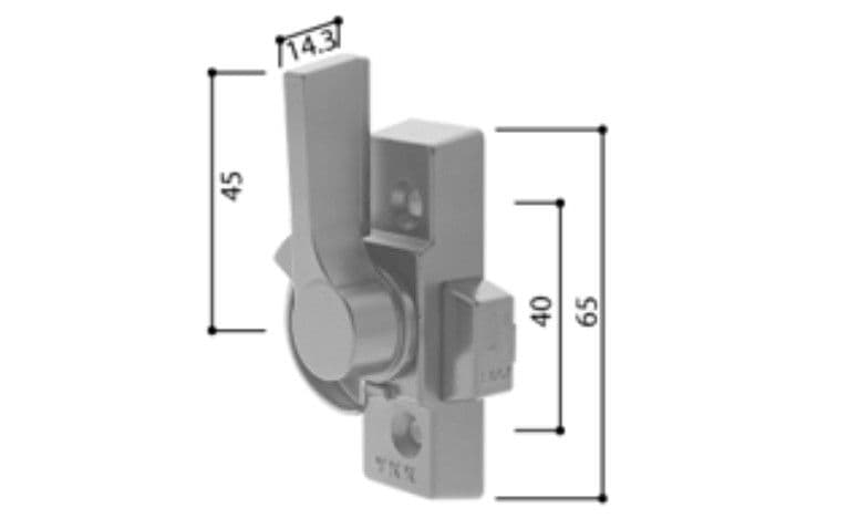 YKK-AP Crescent Right Hand Without Cover Pitch 40 HHJ-0480