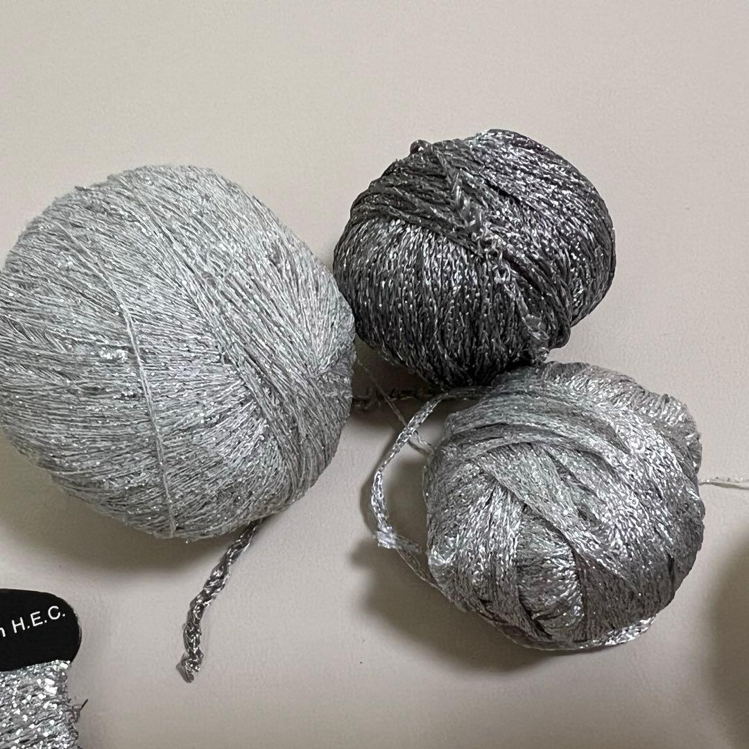 Silver Thread 8-Piece Set Lace Crochet