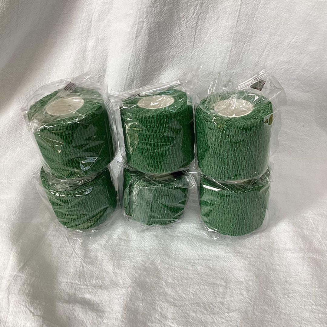 Fitting Tape 5cm Width 6 Rolls Elastic Bowling Tape Green