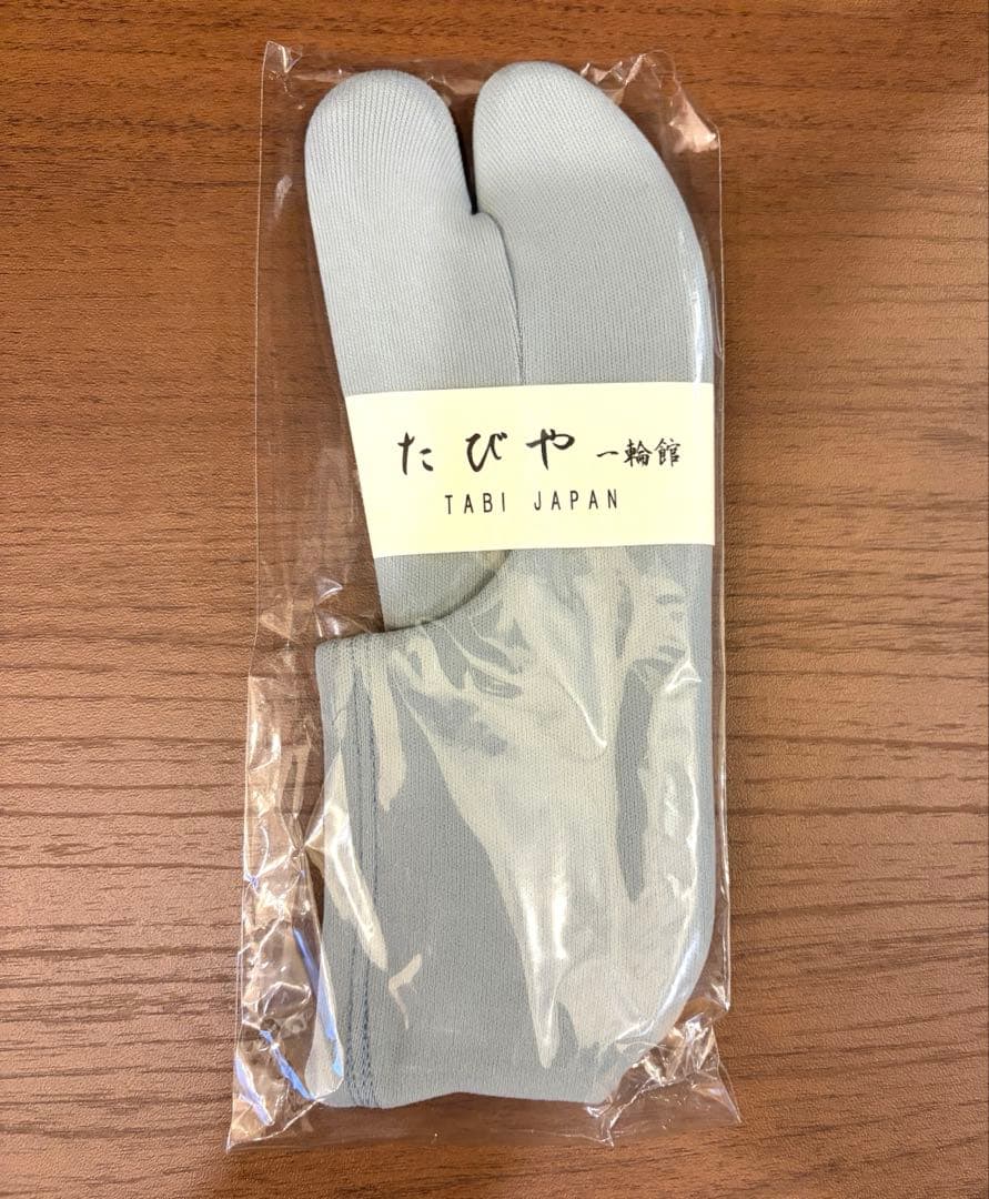 Colored Tabi Socks - Blue Gray - Celadon - Color Tabi - Stretch - One Size Fits All
