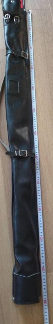 Kendo Shinai Bag, Synthetic Leather, Black