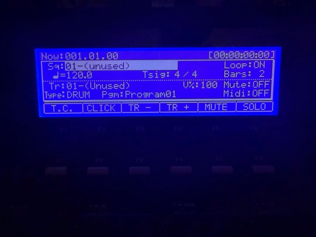 Unused Genuine LCD Display for MPC2500 (Blue/White)
