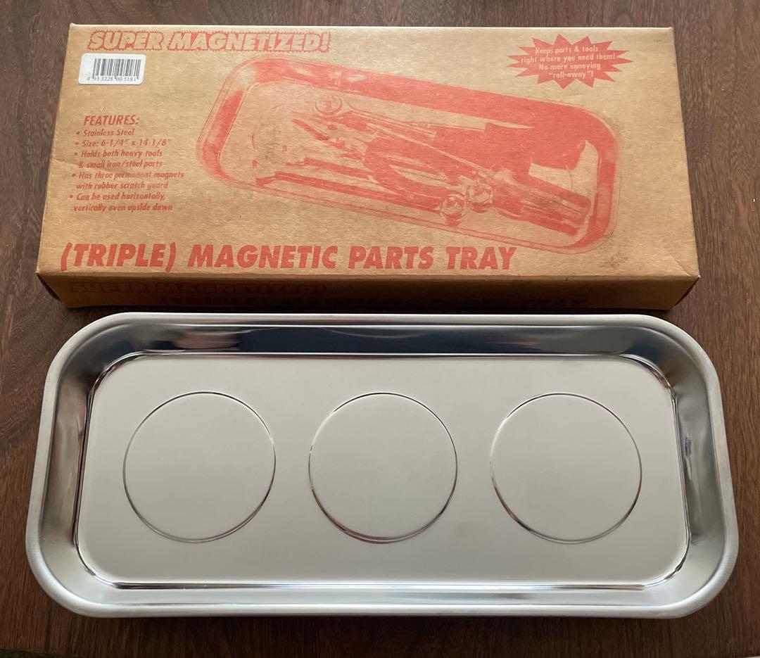 Triple Magnet Parts Tray
