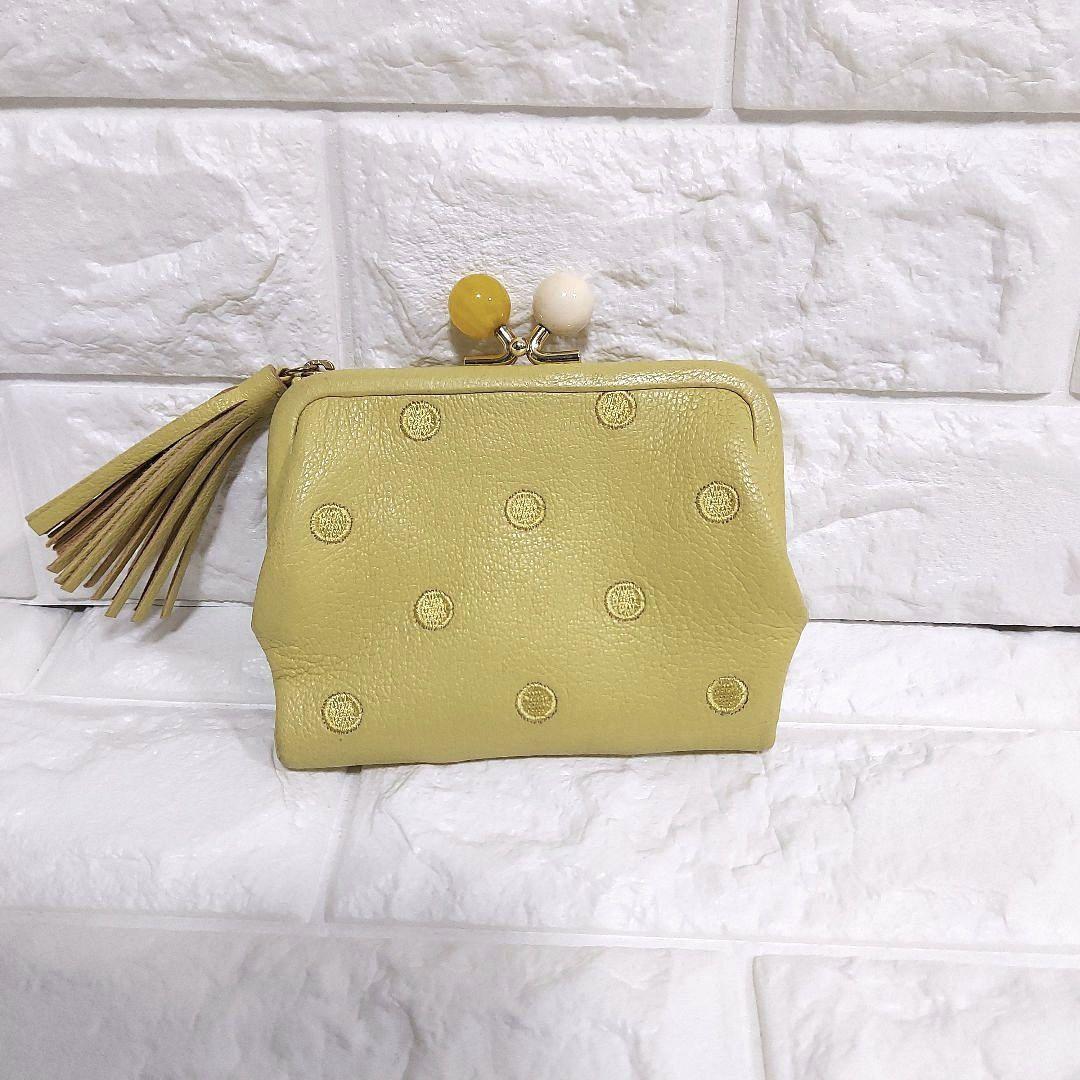 perche Perche Acrylic Ball Clasp Bifold Wallet