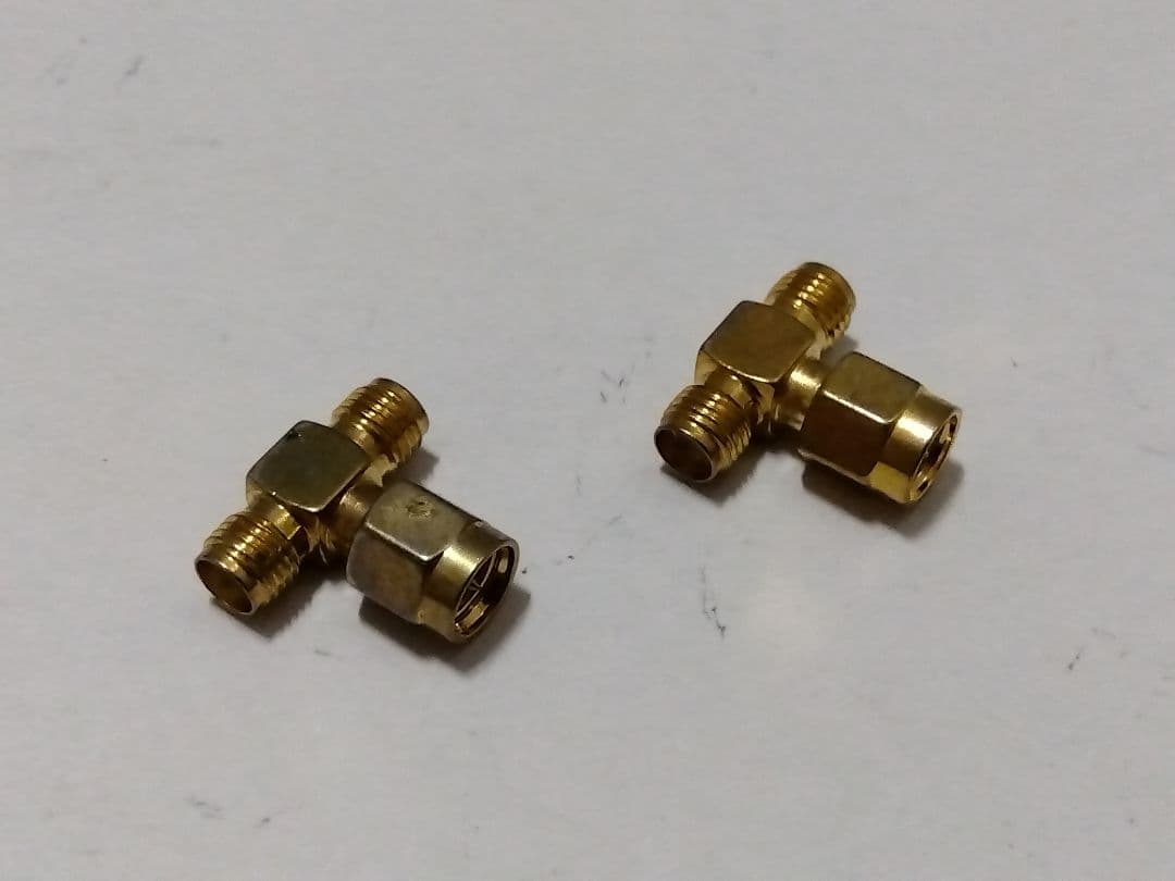 T-Type SMA Connector Splitter, Set of 2
