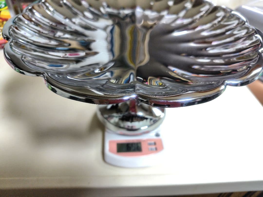 Mimas Hors d'oeuvre Server Cake Stand Fluted Edge