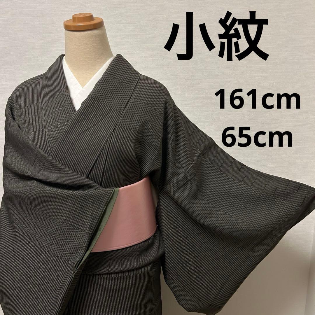 Lined Kimono: Irregular Horizontal Stripe Komon 4154
