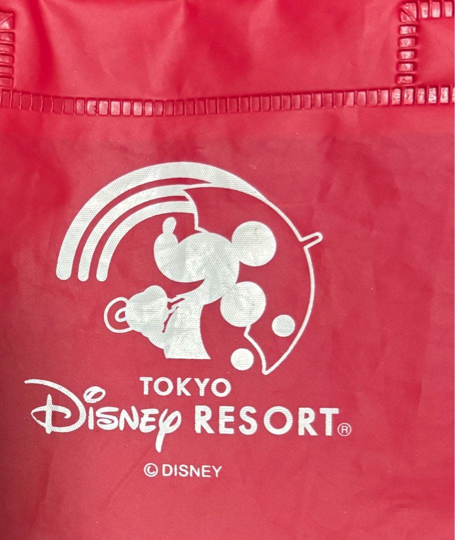 Tokyo Disney Resort Minnie Mouse Hooded Rain Poncho ⭕️ With Tote Bag