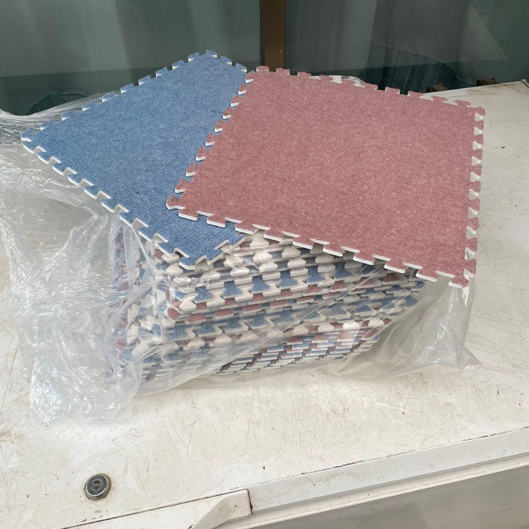 Used joint mats, blue and red combination, 30cm, 36 pieces