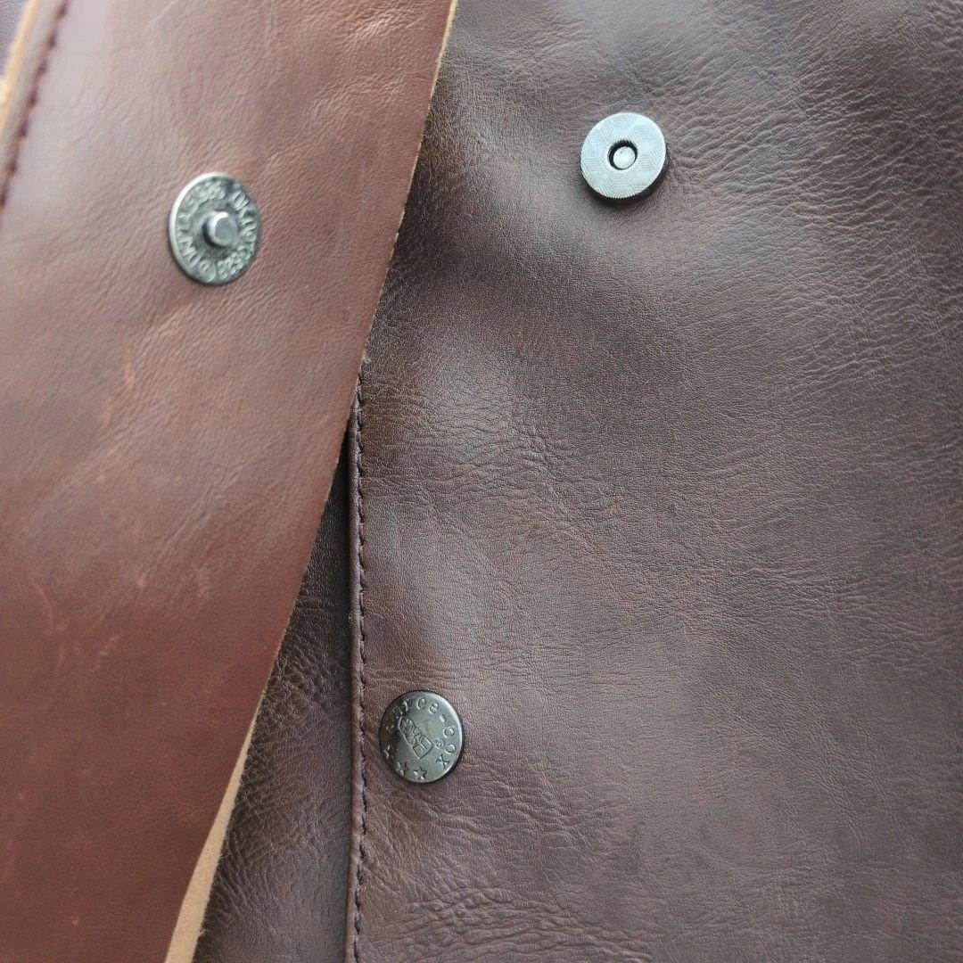 Three-box Messenger Bag - Brown