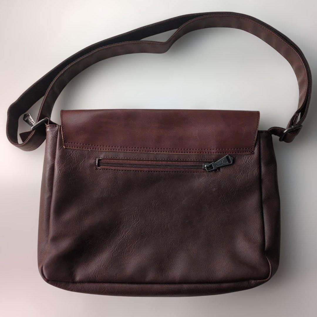 Three-box Messenger Bag - Brown