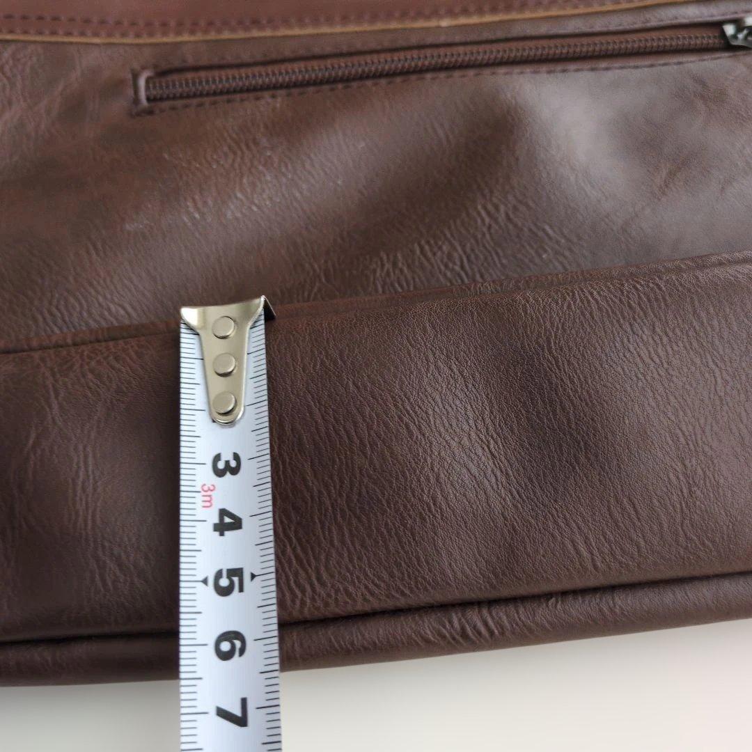 Three-box Messenger Bag - Brown