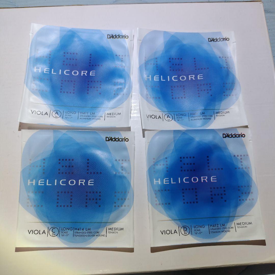 D'Addario Helicore Viola String Set, Medium, 4-Piece