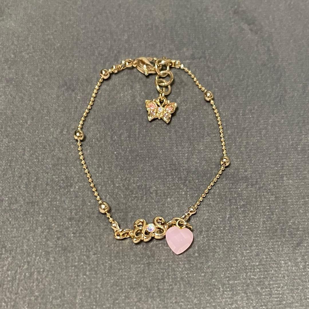 ANNA SUI Bracelet Butterfly Motif Heart
