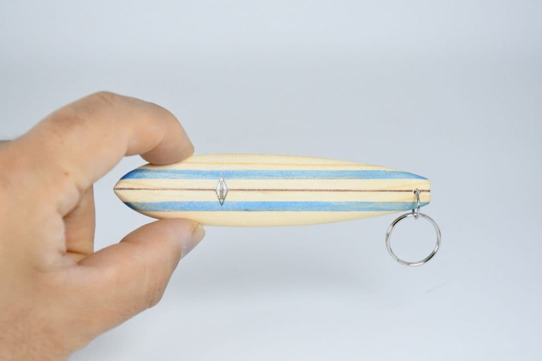 Longboard Keychain (Blue)
