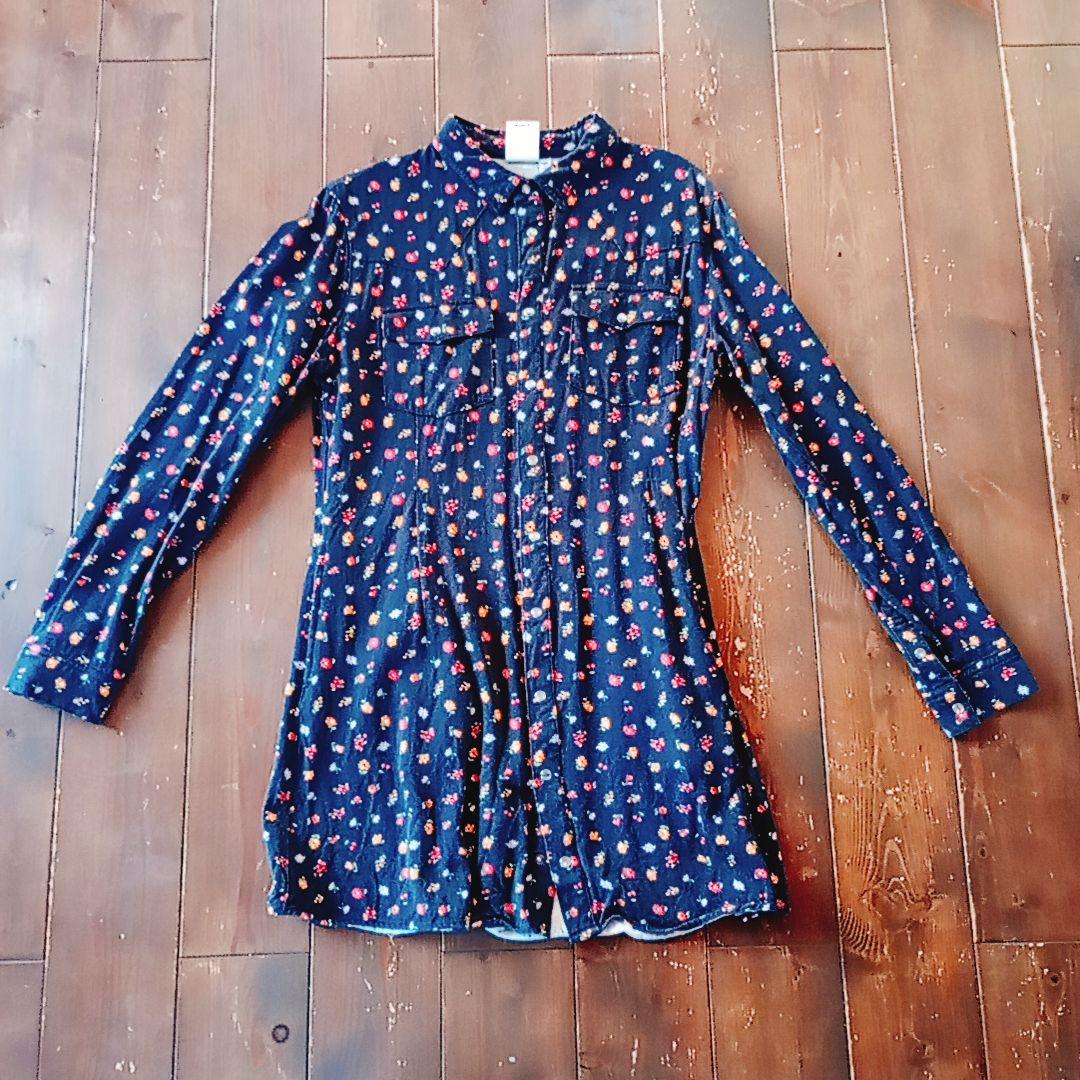 X-girl All-Over Print Mini Shirt Dress
