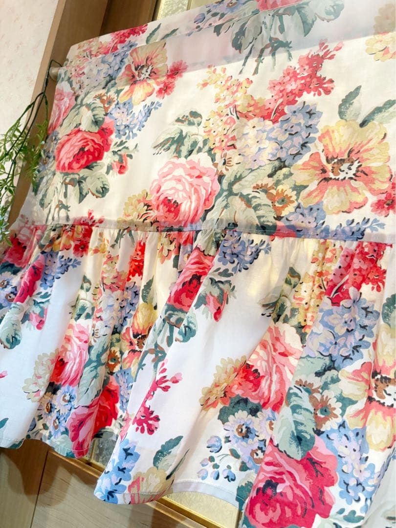 ? Handmade ? Mini Cafe Curtain ? Frills ? Cath Kidston *(°′?`°)/*