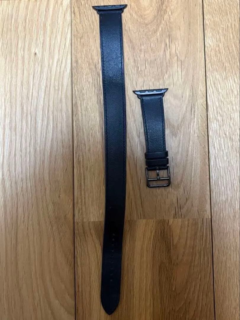 Hermès Apple Watch Double Tour Band, Black (Tried On Only)
