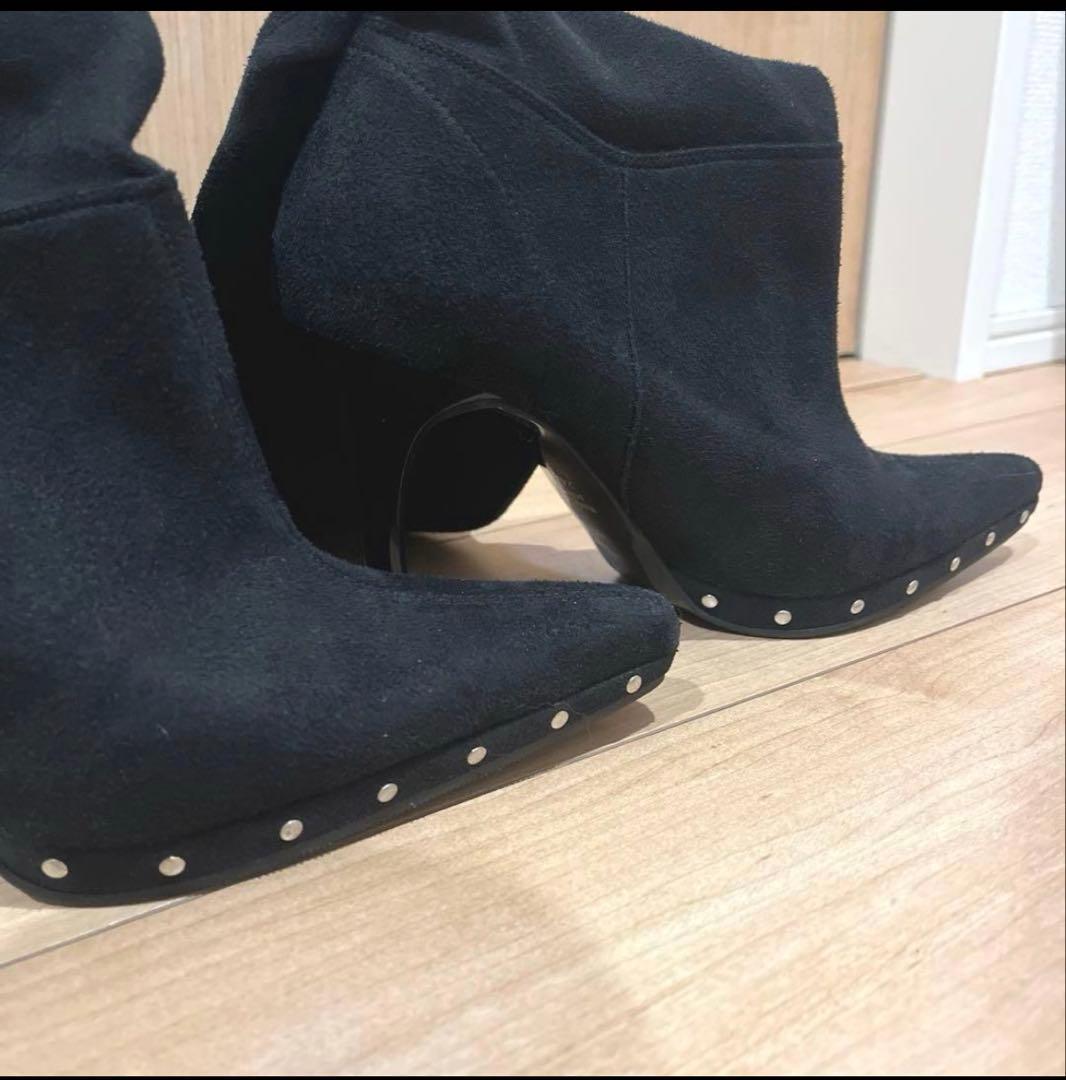 New Black Knee-High Boots for Women - Slimming, Leg-Lengthening High Heels