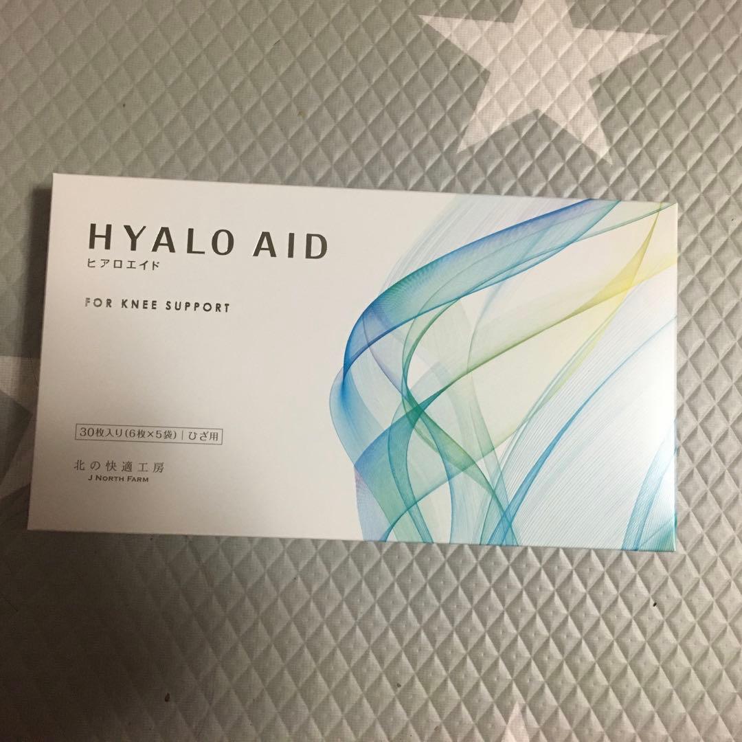 【New, Unopened】Hyaloaid Knee Patches with Hyaluronic Acid, 30 Sheets, Kitano Kaiteki Kobo