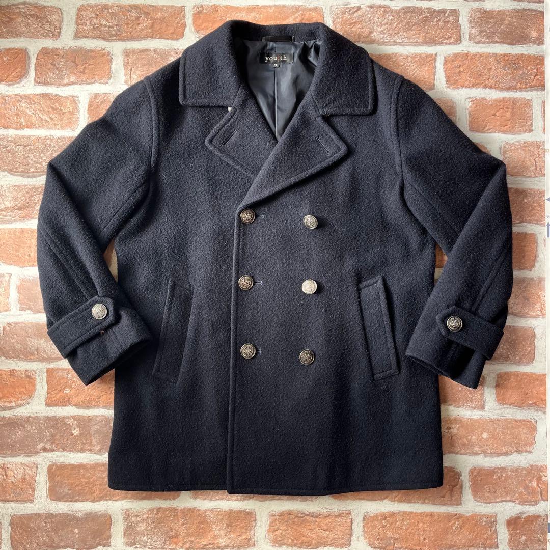 Youth School Coat, Unisex, Peacoat, Size M