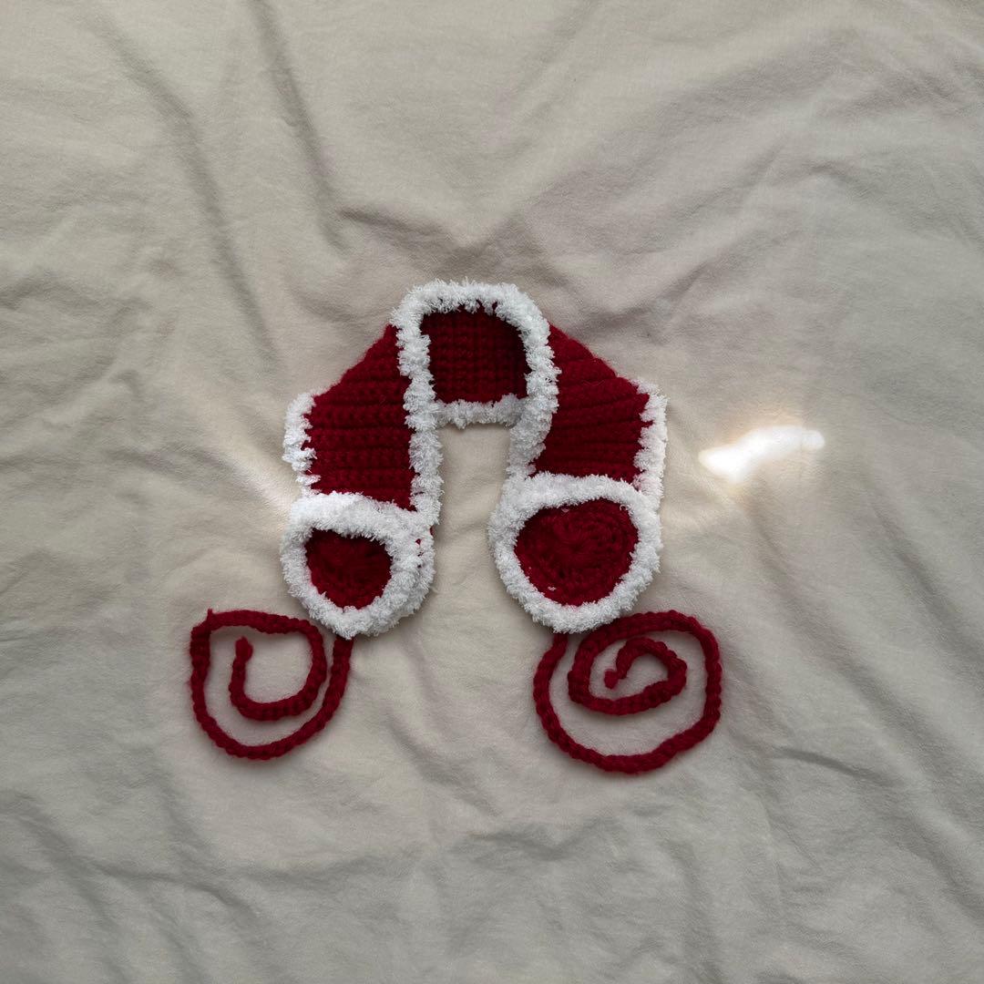 Knitted Heart Earmuffs
