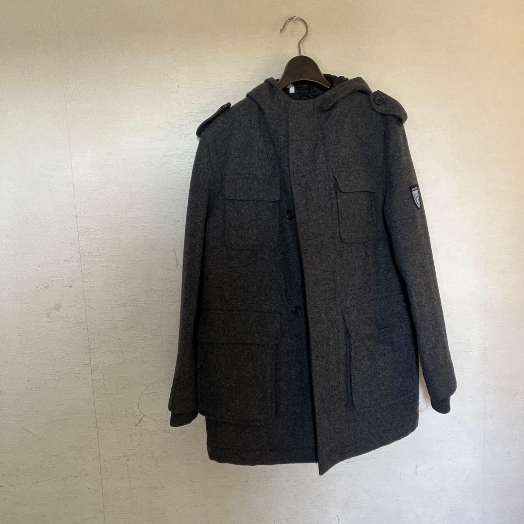 Higashiyama Junior and Senior High School Designated Coat Duffel Coat Size S Gray
