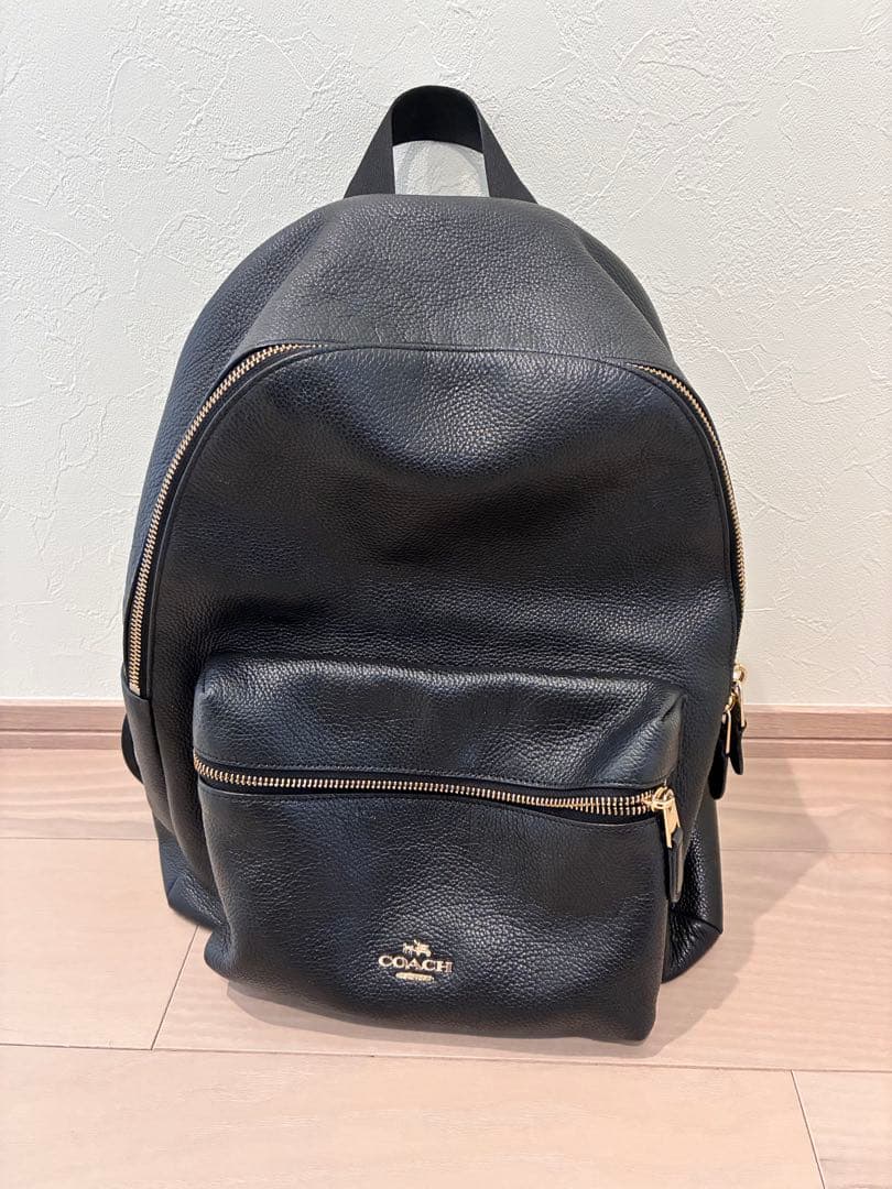 COACH Pebbled Leather Charlie Backpack