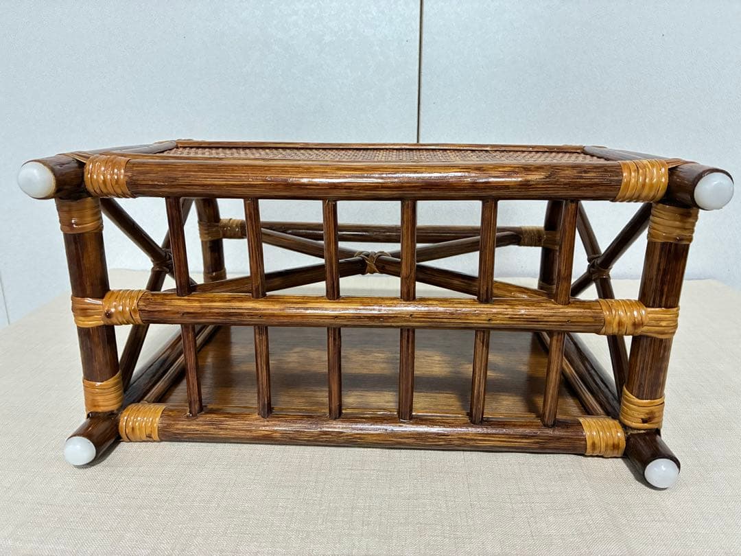 Kazama Rattan Magazine Rack Woven Furniture Storage High Quality