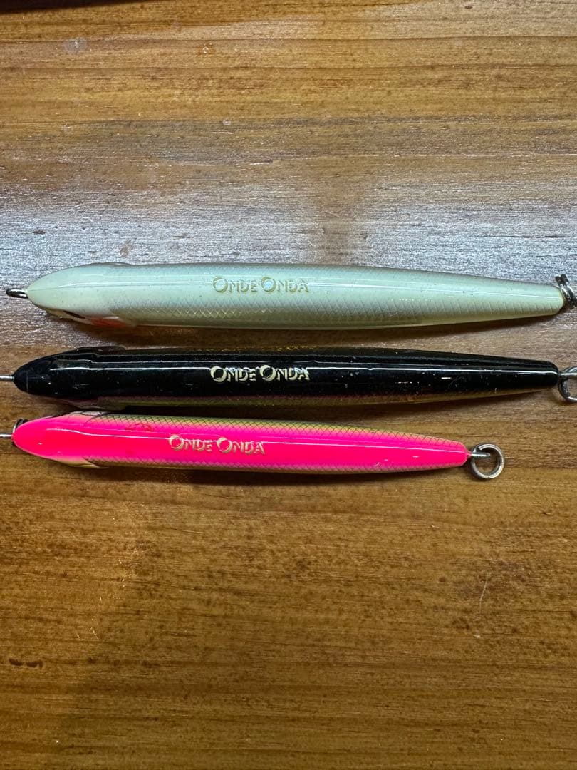 Maria ONDE ONDA Hard Lure Rare Old Set of 3
