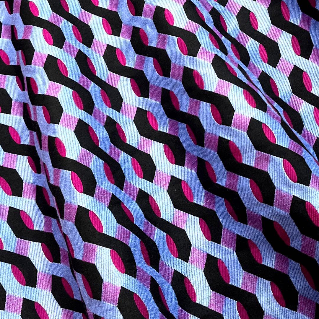 Pool Studio Alivier Ginza Maggy Geometric Pattern One-Piece Dress