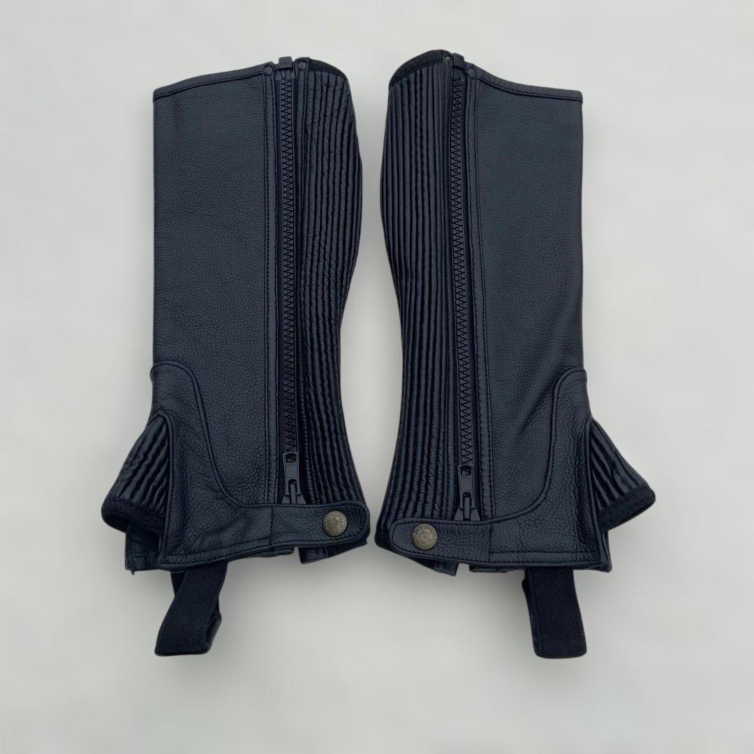 Riding Chaps, Black, XS Size